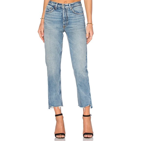 NWT GRLFRND Helena High-Rise Straight Jean Sharona - Picture 3 of 10